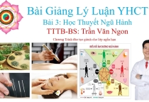 BÀI GIẢNG 3 : HỌC THUYẾT NGŨ HÀNH - TTTB-BS TRẦN VĂN NGON