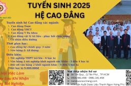 TUYỂN SINH 2025 HỆ CAO ĐẲNG