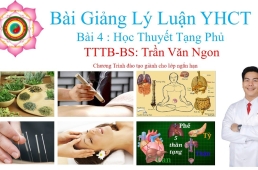 Bài Giảng Lý Luận YHCT Bài 4 Học Thuyết Tạng Phủ - Bác Sĩ Trần Văn Ngon