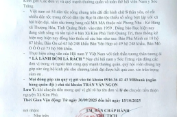 Chung Tay Vì Đồng Bào Dân Tộc Rục Tại Xã Kim Phú, Tỉnh Quảng Trị