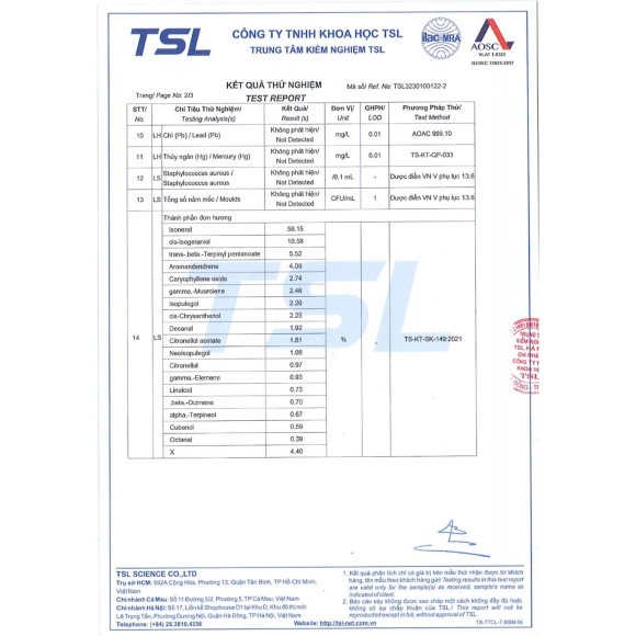 TINH DẦU SẢ JAVA